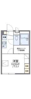レオパレスシティパルの間取り画像