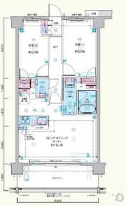 GENOVIA隅田川east skygardenの間取り画像