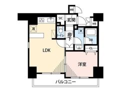 マイナビSTAY日本橋パークサイド（LUNIQ 日本橋）の間取り画像