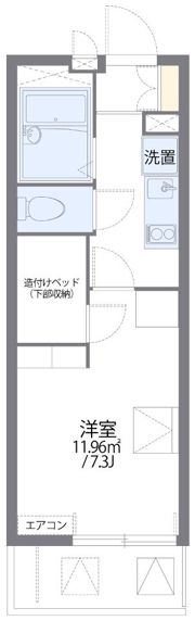 レオパレス小関の間取り画像