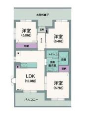エクセルシオールの間取り画像