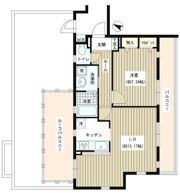 洗足第2マンションの間取り画像