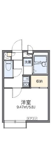 レオパレスBRISE関町東の間取り画像