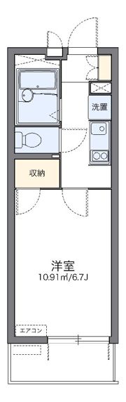 レオパレスクオラの間取り画像