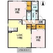 サンライズ Aの間取り画像