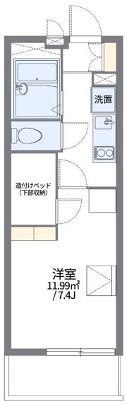 レオパレス石神井公園の間取り画像