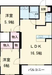 オラシオン新川の間取り画像