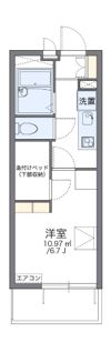 レオパレスビブハウスの間取り画像