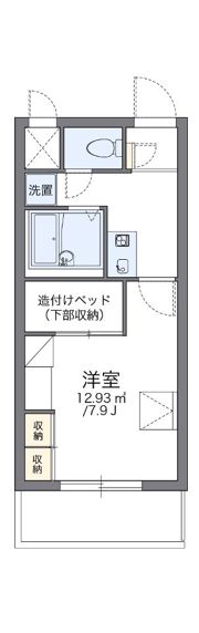レオパレスA－1の間取り画像