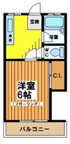 コーポ石川の間取り画像