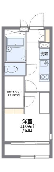 レオパレスVictoireの間取り画像