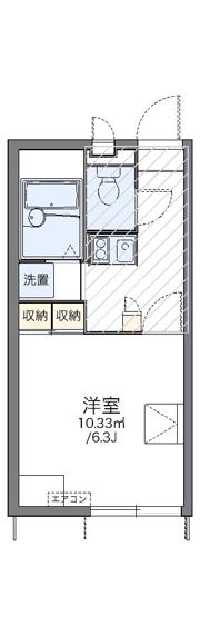 レオパレス桜の間取り画像
