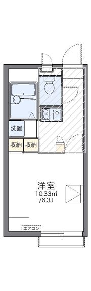 レオパレス桜の間取り画像
