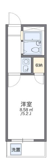 レオパレス北新宿の間取り画像