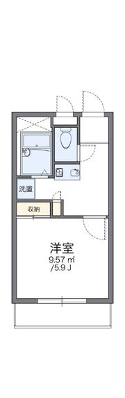 レオパレスMIWAの間取り画像