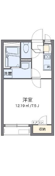 クレイノグリーンヒルズⅡの間取り画像