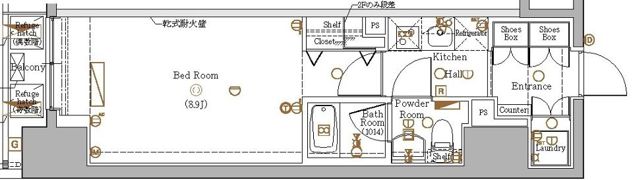 ブレシア銀座イーストの間取り画像
