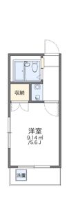 レオパレスブルーリバーの間取り画像