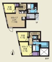 CREAL新高円寺の間取り画像