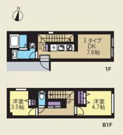 CREAL新高円寺の間取り画像