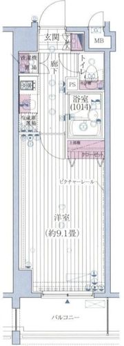 プレール・ドゥーク御徒町の間取り画像
