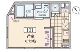 ReveResidence中野坂上Ⅱの間取り画像