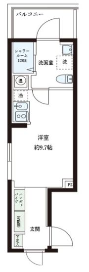 レピュア大島レジデンスⅡの間取り画像