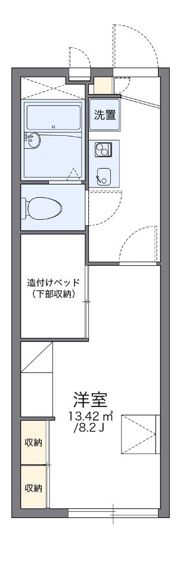 レオパレスNISHIHARAⅡの間取り画像