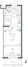 ZOOM蒲田EASTの間取り画像