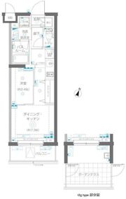 ZOOM蒲田EASTの間取り画像