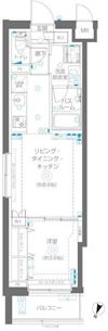 ZOOM蒲田EASTの間取り画像