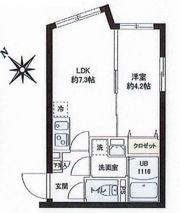 レピュア小石川レジデンスの間取り画像