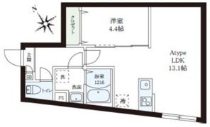 レピュア小石川レジデンスⅡの間取り画像