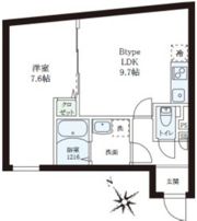 レピュア小石川レジデンスⅡの間取り画像