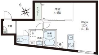 レピュア小石川レジデンスⅡの間取り画像