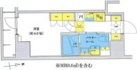 アジールコート北品川の間取り画像