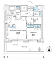J．GRAN Court 品川西大井EASTの間取り画像