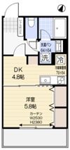 グリーンコート一の坂の間取り画像