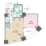パークハウスオー・タワーの間取り画像