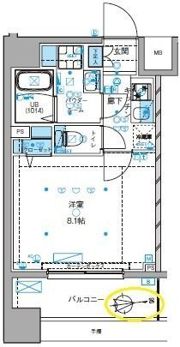 GENOVIA大島駅Sky gardenの間取り画像