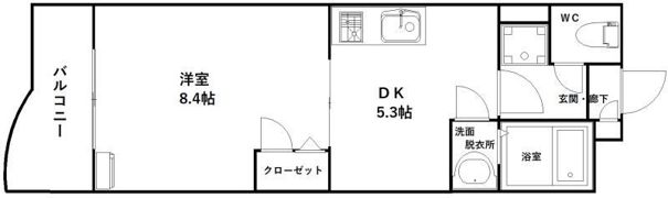 グリーンツリーの間取り画像