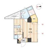 クーカイ・テラス恵比寿の間取り画像