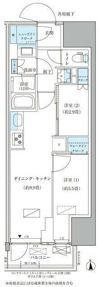 パークアクシス品川天王洲アイルの間取り画像