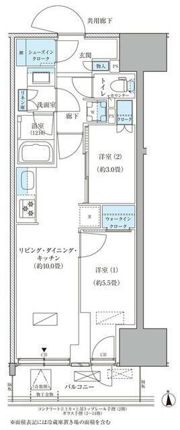 パークアクシス品川天王洲アイルの間取り画像