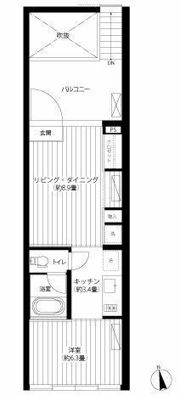 パークジオ学芸大学の間取り画像