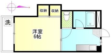 小野寺コーポの間取り画像