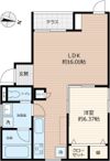 SCENE．Meguro Sauna Residenceの間取り画像