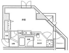 エテルノ高田馬場の間取り画像