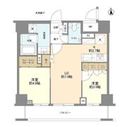 オープンレジデンシア御徒町の間取り画像