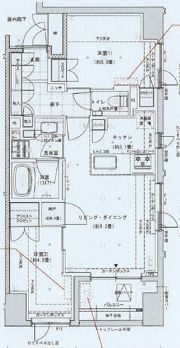 インプレスト八丁堀ル・サンクの間取り画像